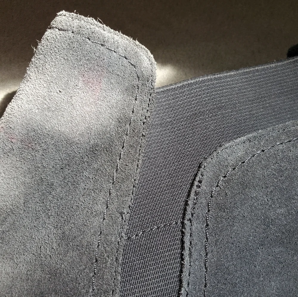 Naturalizer Darena hidden wedge ankle boots in Graphite Lead size 9.5M